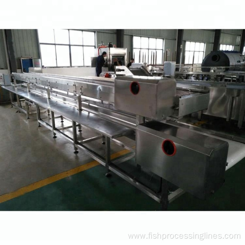 Tuna fish processing line canned fish making machine